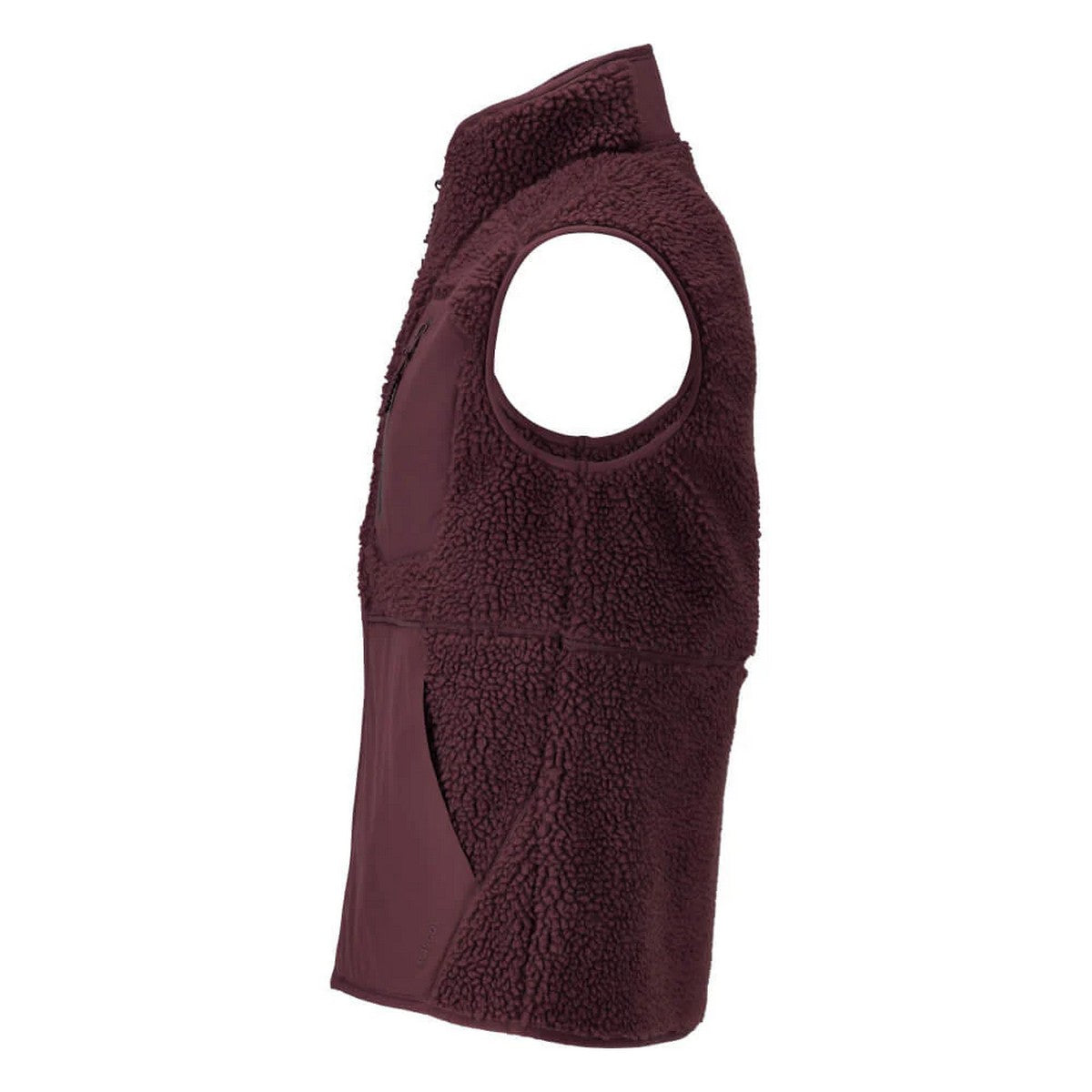 Bordeaux - Side - Mascot Mens Customised Pile Zipped Gilet