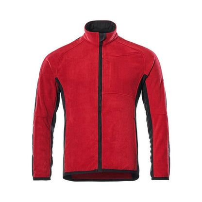 Red-Black - Front - Mascot Mens Unique Hannover Fleece Jacket