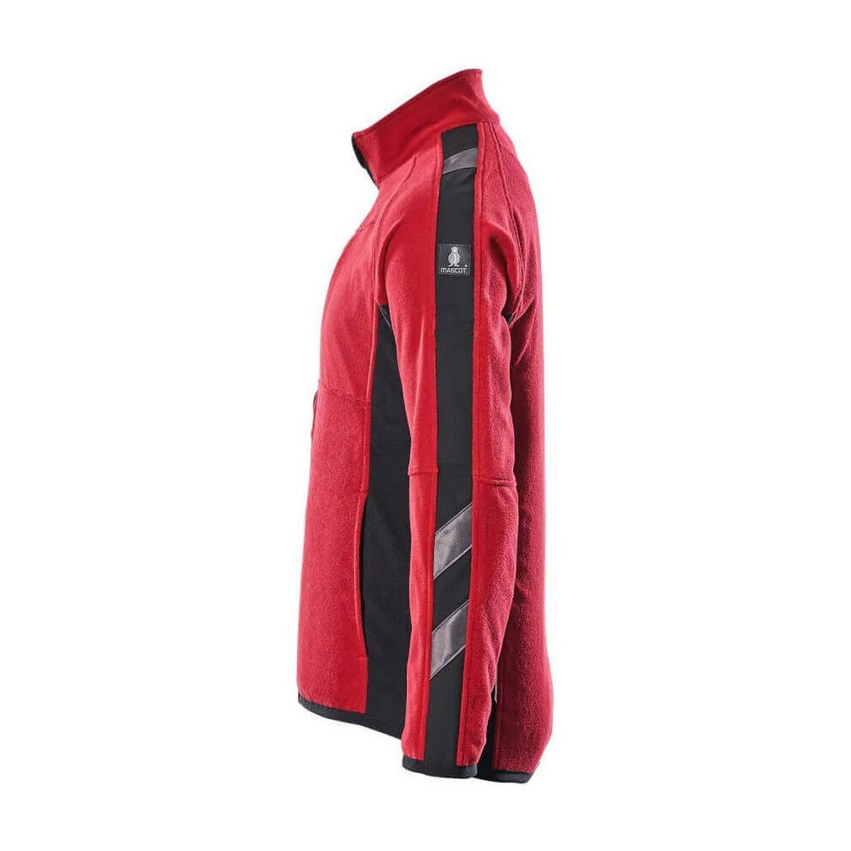 Red-Black - Side - Mascot Mens Unique Hannover Fleece Jacket