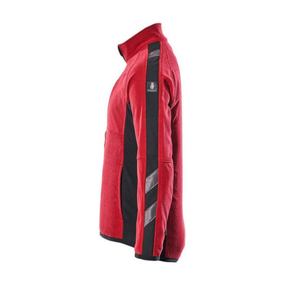 Red-Black - Side - Mascot Mens Unique Hannover Fleece Jacket