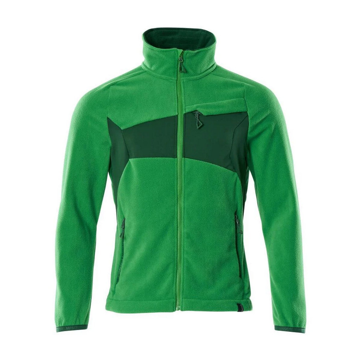 Grass Green-Green - Front - Mascot Mens Accelerate Fleece Jacket