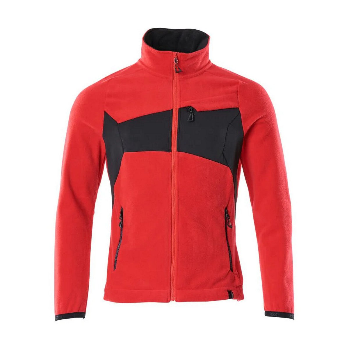 Traffic Red-Black - Front - Mascot Mens Accelerate Fleece Jacket