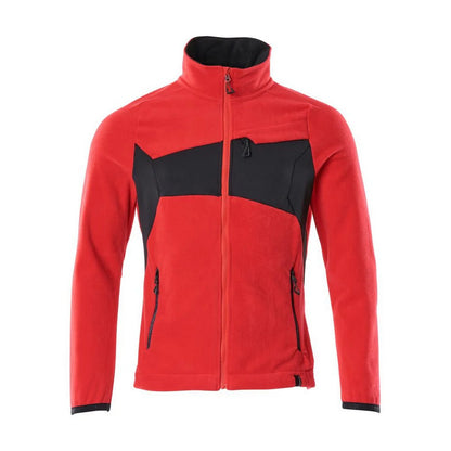Traffic Red-Black - Front - Mascot Mens Accelerate Fleece Jacket