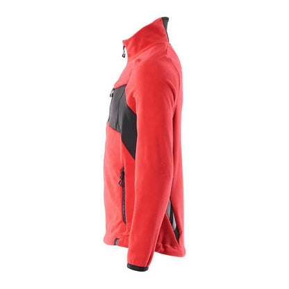 Traffic Red-Black - Side - Mascot Mens Accelerate Fleece Jacket