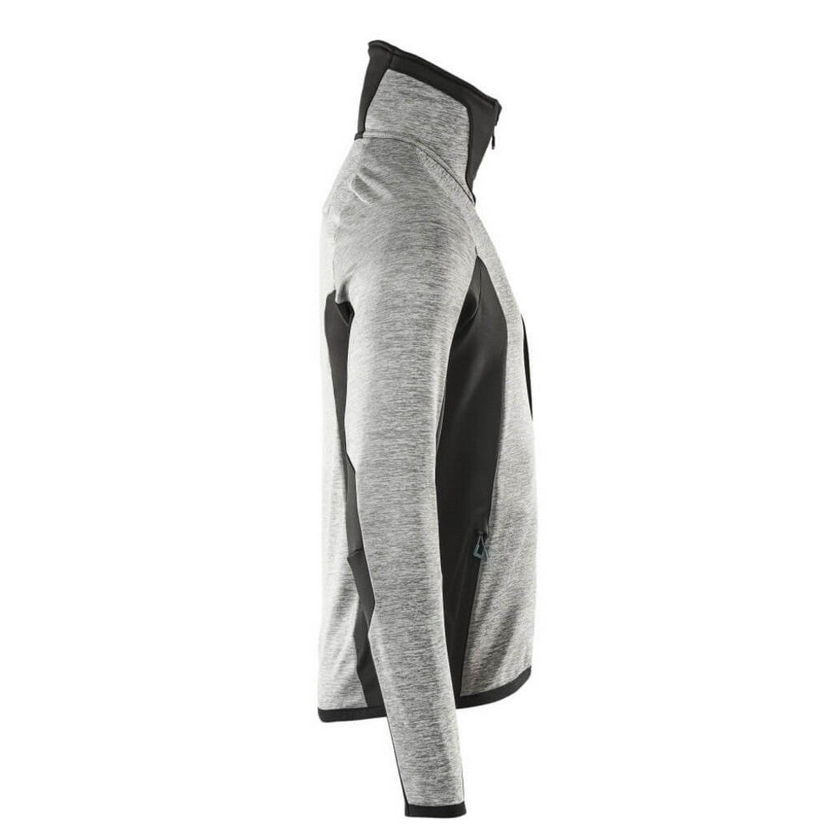Grey-Black Flecked - Side - Mascot Mens Advanced Fleece Jacket