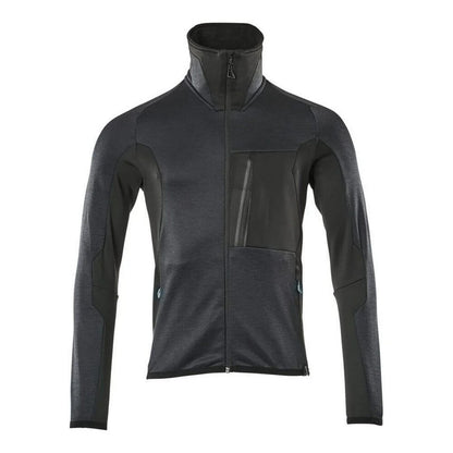 Dark Navy-Black - Front - Mascot Mens Advanced Fleece Jacket