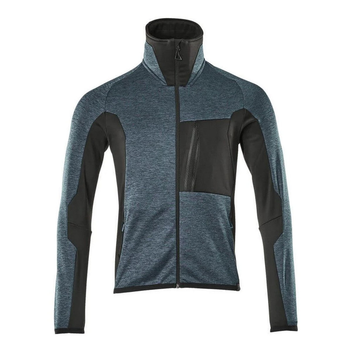 Dark Petroleum-Black - Front - Mascot Mens Advanced Fleece Jacket