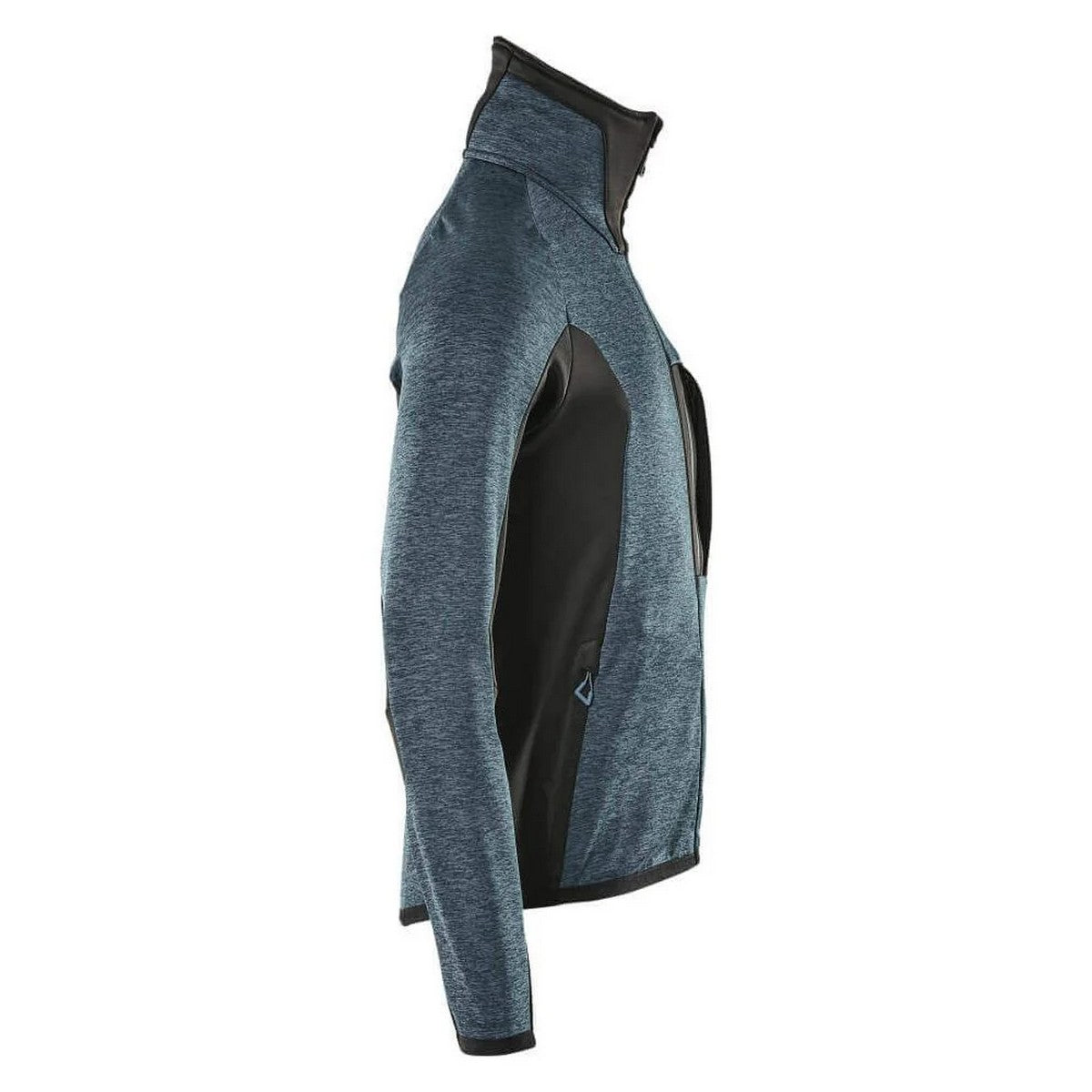 Dark Petroleum-Black - Back - Mascot Mens Advanced Fleece Jacket
