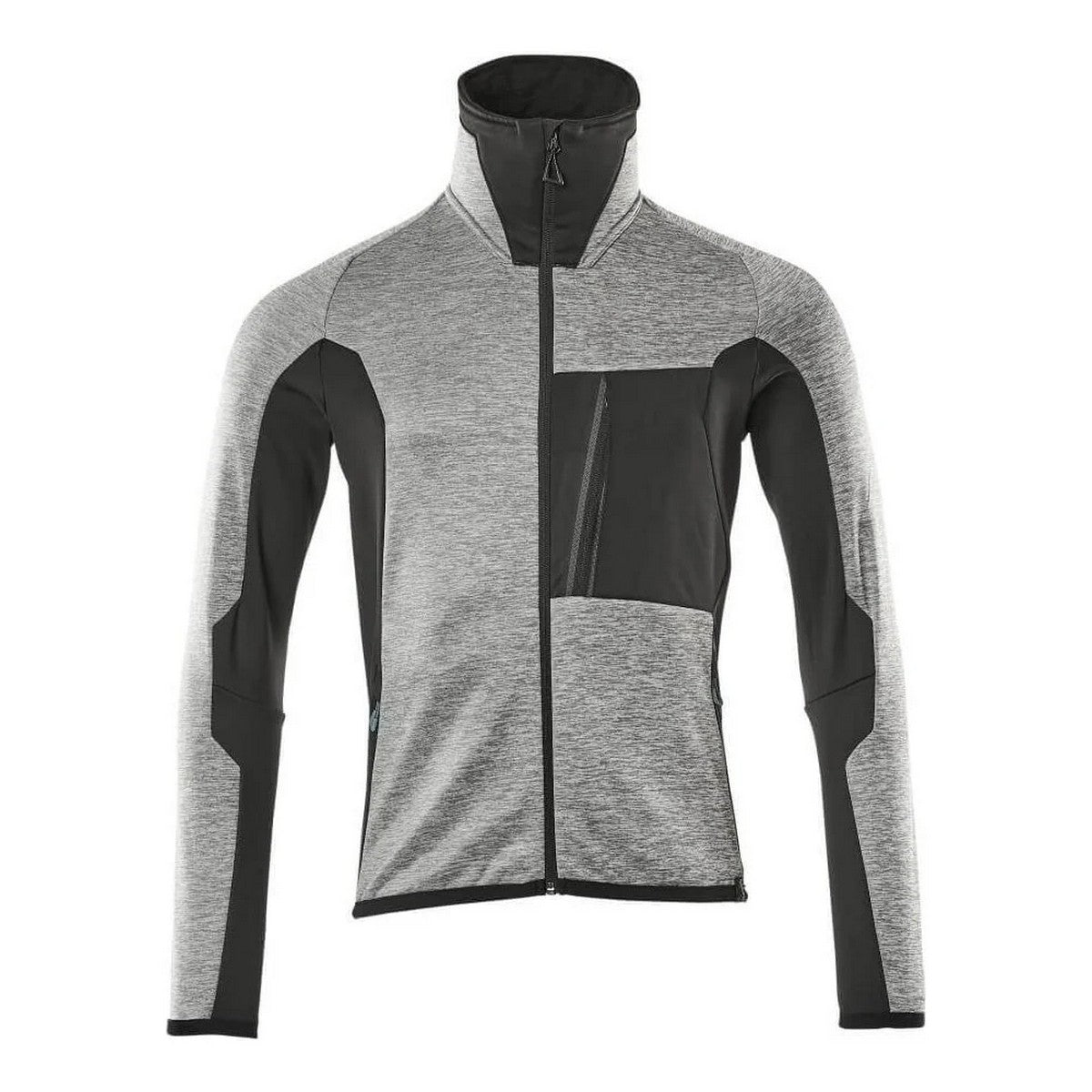 Grey-Black Flecked - Front - Mascot Mens Advanced Fleece Jacket