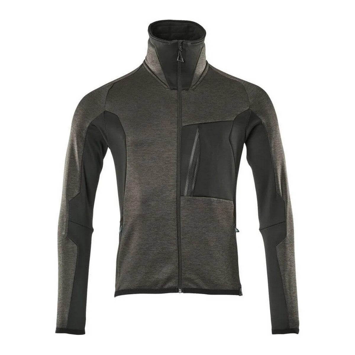 Dark Anthracite-Black - Front - Mascot Mens Advanced Fleece Jacket