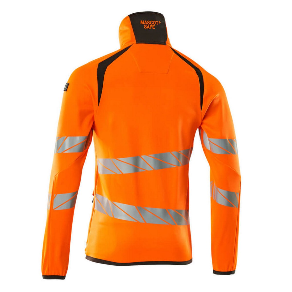 Hi Vis Orange-Dark Anthracite - Back - Mascot Mens Accelerate Safe High-Vis Fleece Jacket