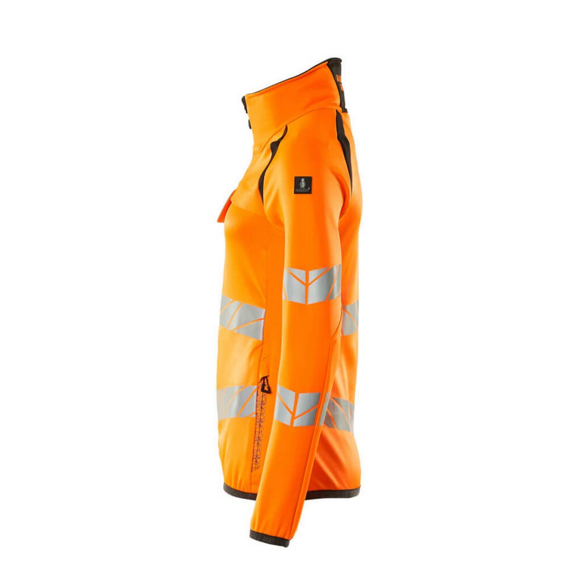 Hi Vis Orange-Dark Anthracite - Lifestyle - Mascot Womens-Ladies Accelerate Safe High-Vis Fleece Jacket