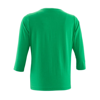 Grass Green - Back - Mascot Womens-Ladies Crossover 3-4 Sleeve T-Shirt