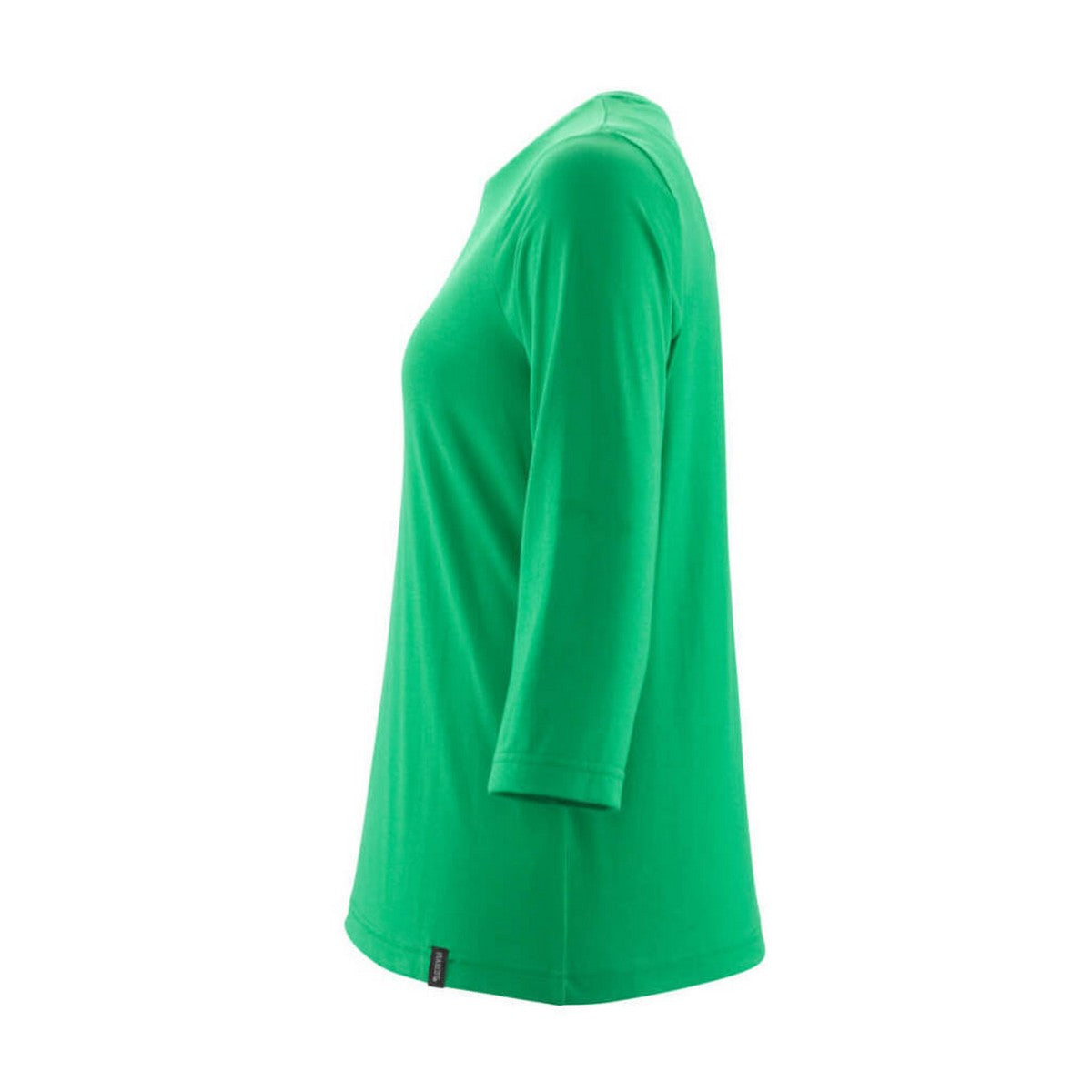Grass Green - Side - Mascot Womens-Ladies Crossover 3-4 Sleeve T-Shirt
