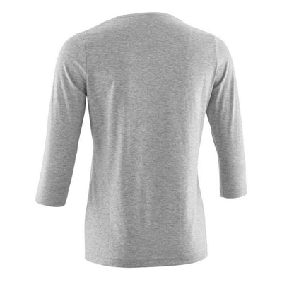 Grey - Back - Mascot Womens-Ladies Crossover 3-4 Sleeve T-Shirt