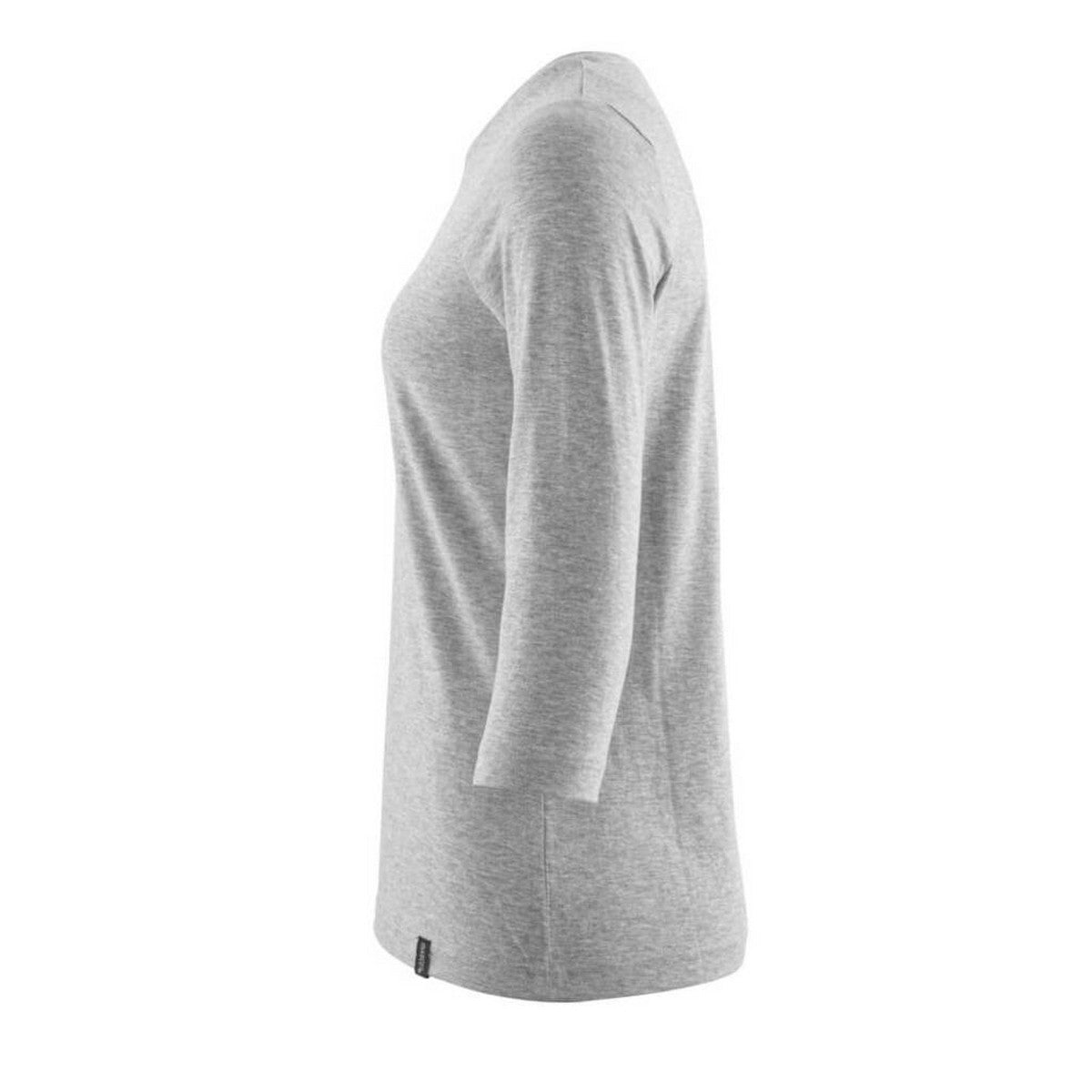 Grey - Side - Mascot Womens-Ladies Crossover 3-4 Sleeve T-Shirt