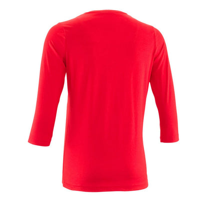 Traffic Red - Back - Mascot Womens-Ladies Crossover 3-4 Sleeve T-Shirt