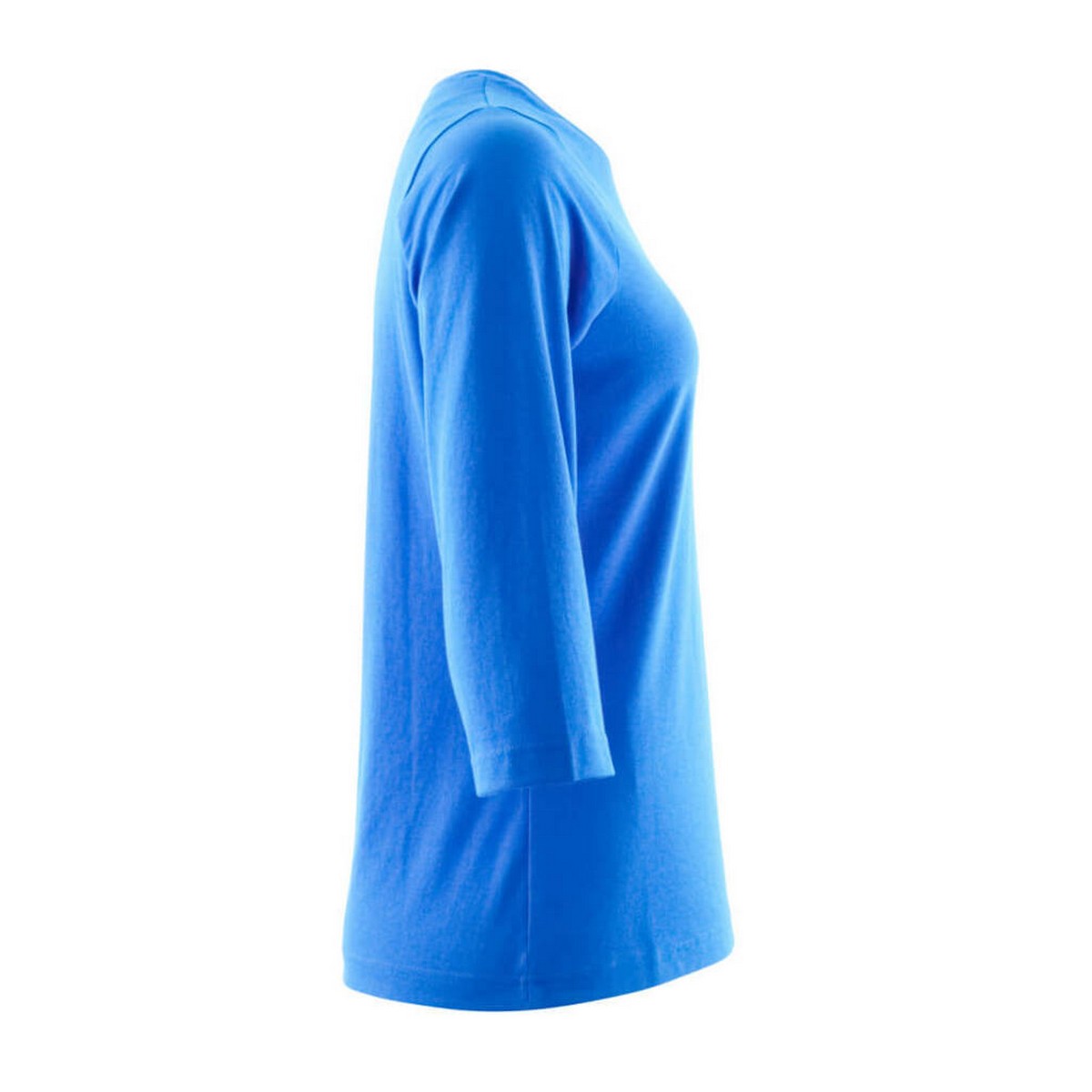 Azure Blue - Side - Mascot Womens-Ladies Crossover 3-4 Sleeve T-Shirt