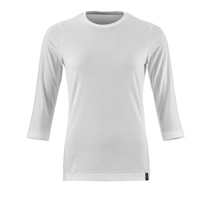 White - Front - Mascot Womens-Ladies Crossover 3-4 Sleeve T-Shirt