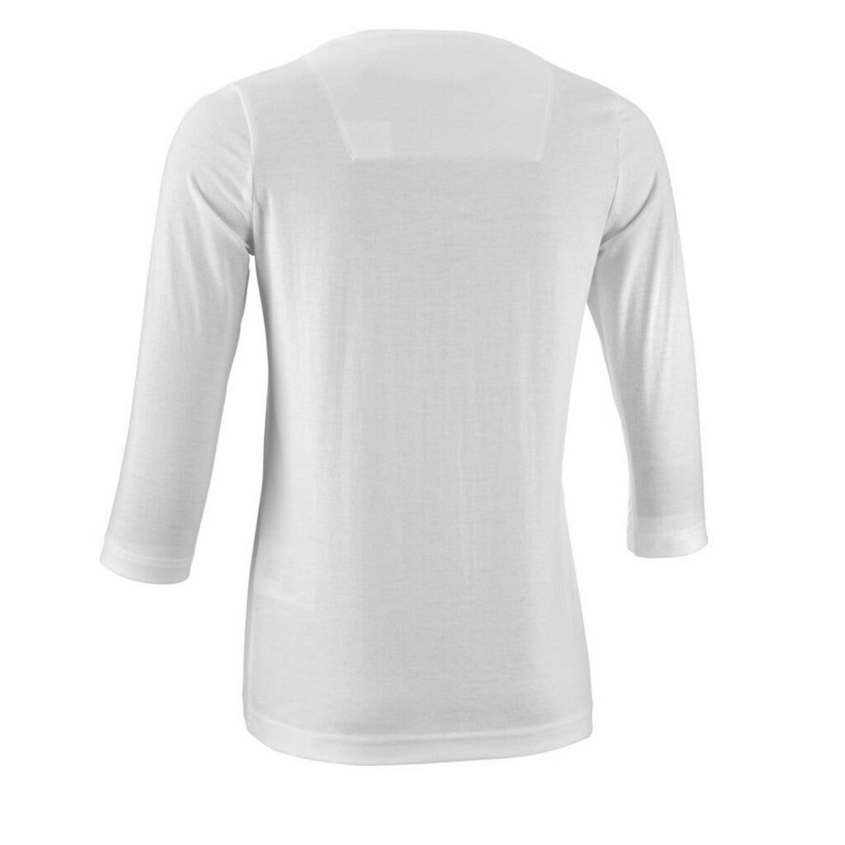 White - Back - Mascot Womens-Ladies Crossover 3-4 Sleeve T-Shirt