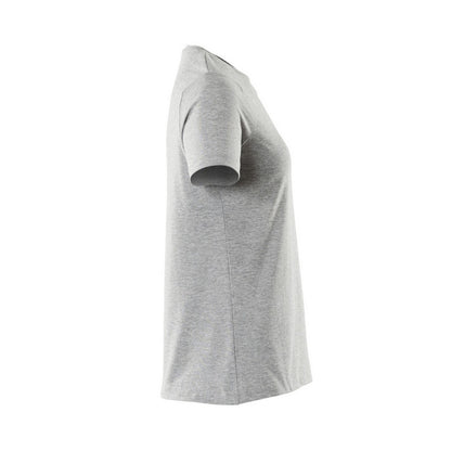 Grey - Side - Mascot Womens-Ladies Crossover T-Shirt