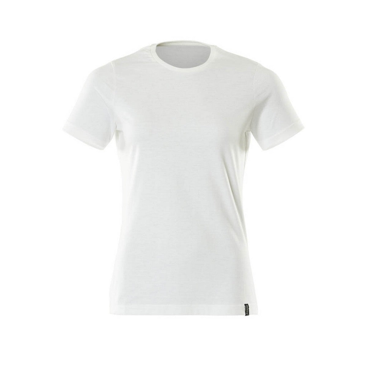 White - Front - Mascot Womens-Ladies Crossover T-Shirt