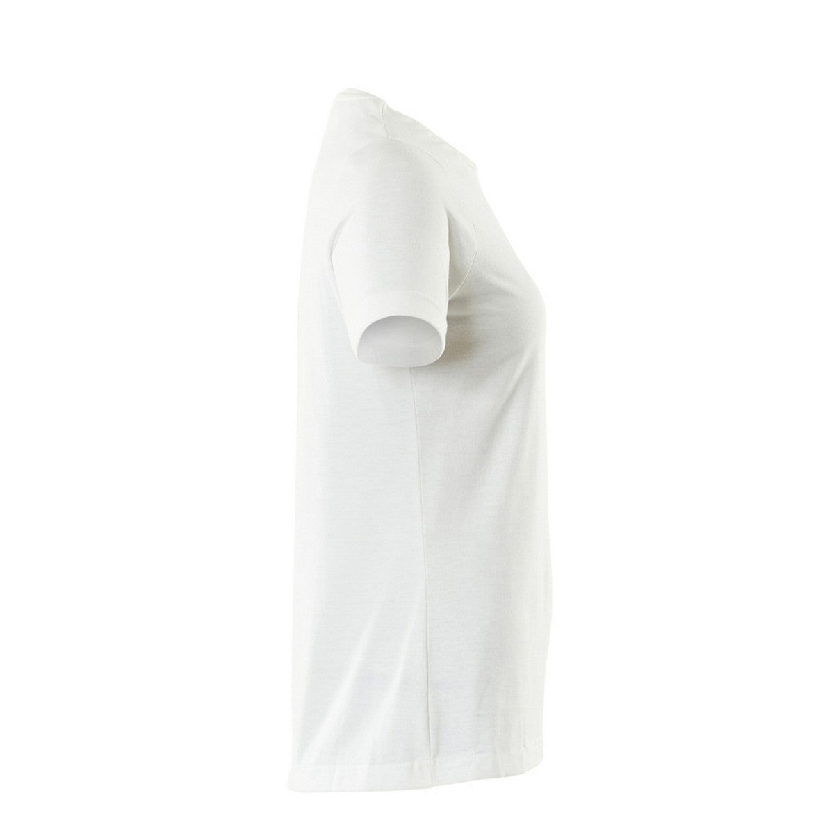 White - Side - Mascot Womens-Ladies Crossover T-Shirt