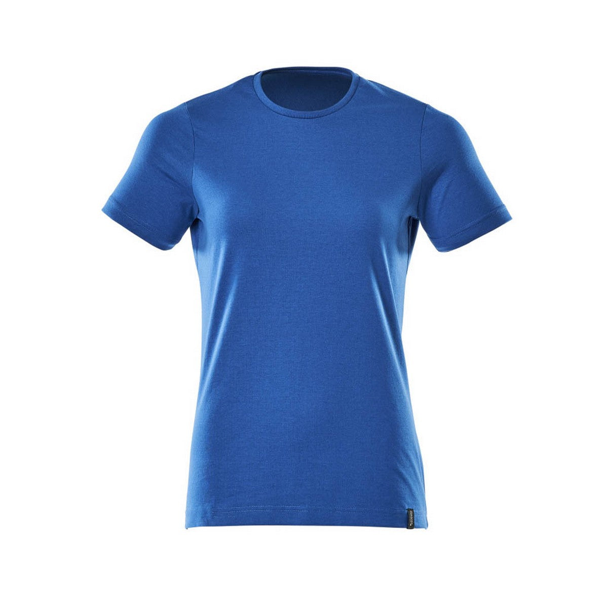 Azure Blue - Front - Mascot Womens-Ladies Crossover T-Shirt