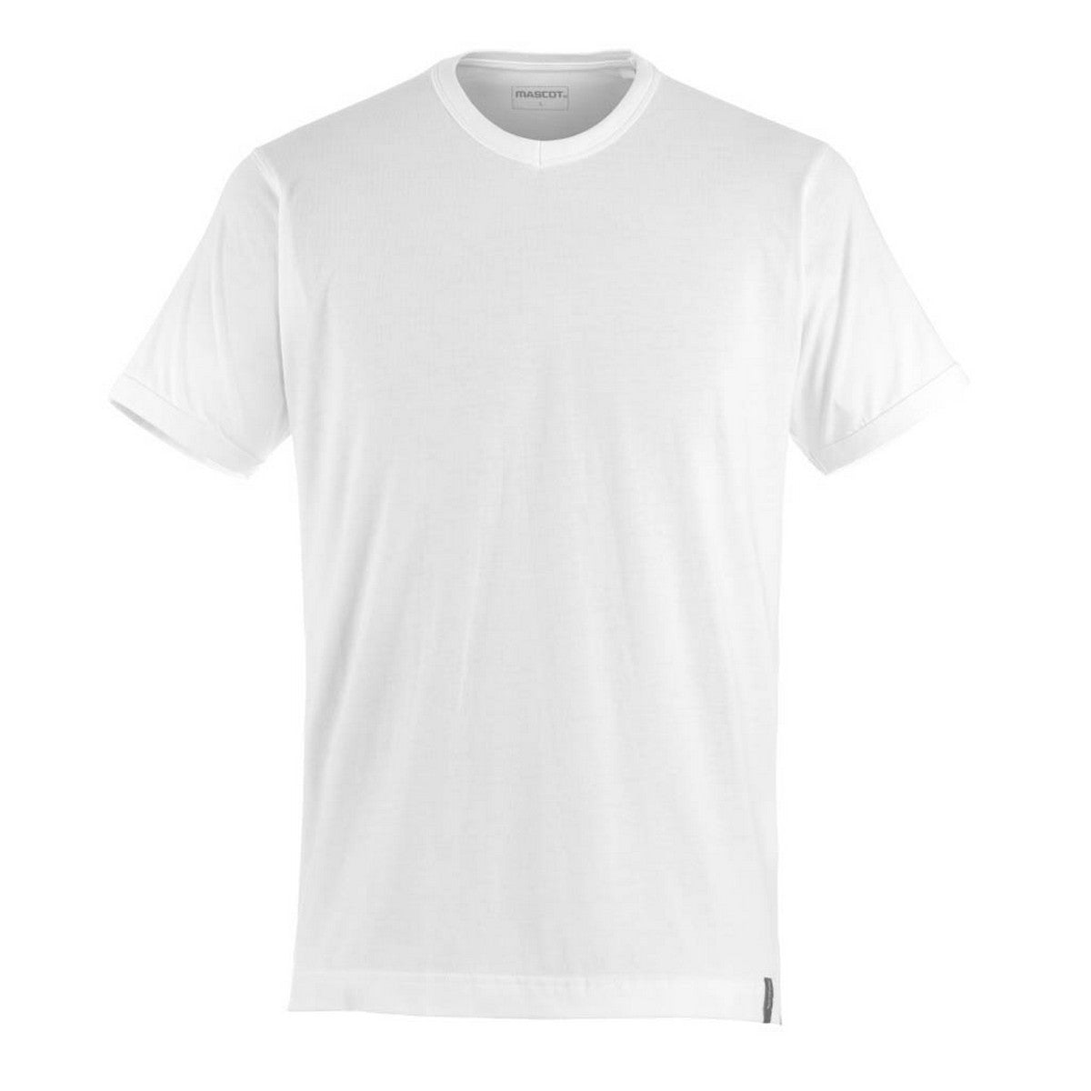 White - Front - Mascot Mens Crossover Algoso T-Shirt