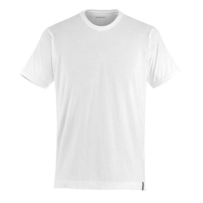 White - Front - Mascot Mens Crossover Algoso T-Shirt
