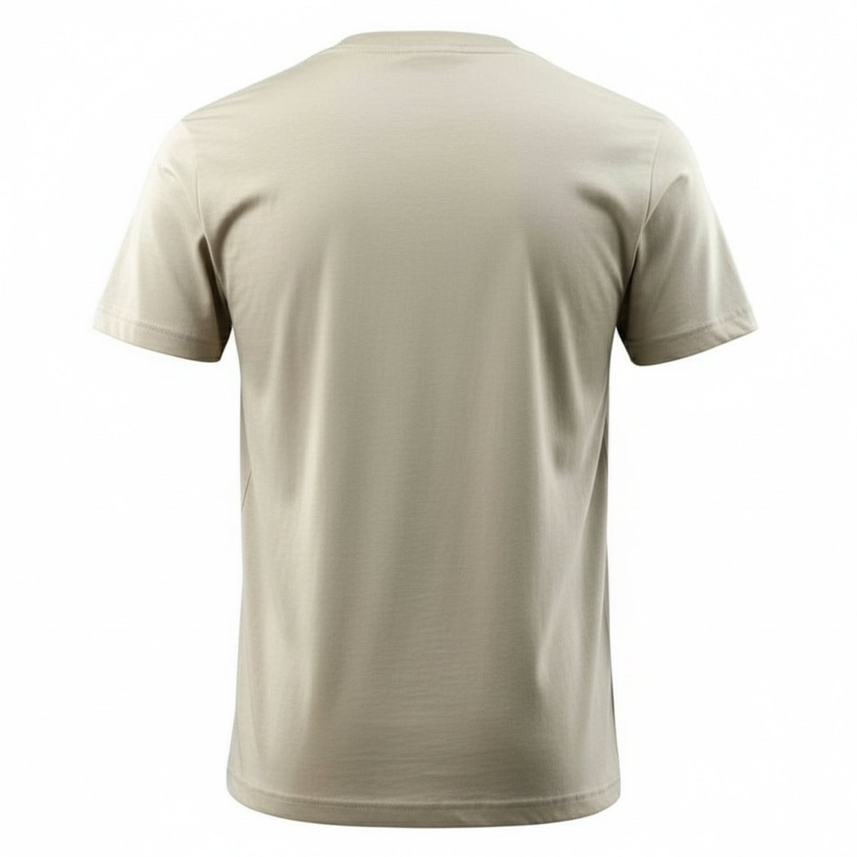 Light Khaki - Back - Mascot Mens Crossover Calais T-Shirt