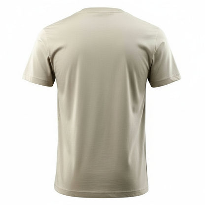 Light Khaki - Back - Mascot Mens Crossover Calais T-Shirt