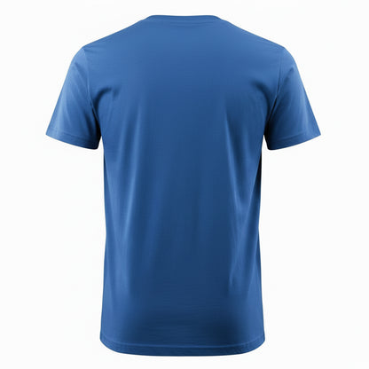 Azure Blue - Back - Mascot Mens Crossover Calais T-Shirt