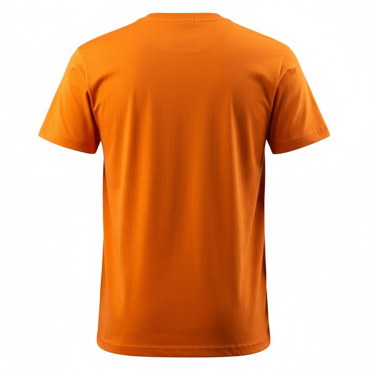 Bright Orange - Back - Mascot Mens Crossover Calais T-Shirt