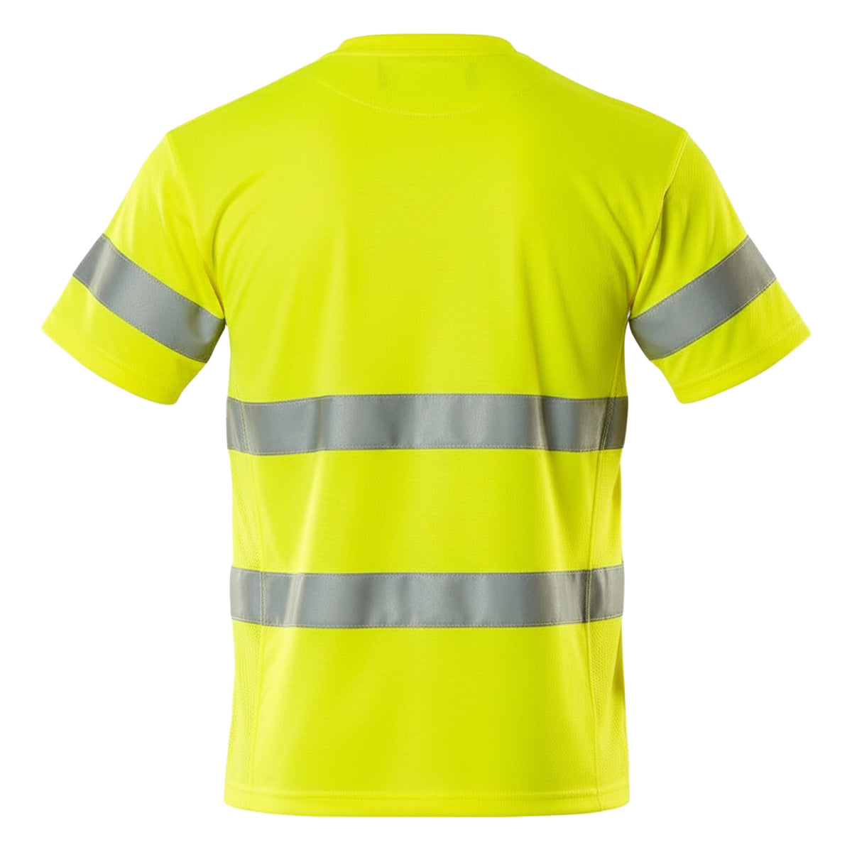 Hi Vis Yellow - Back - Mascot Mens Safe Classic Hi-Vis T-Shirt