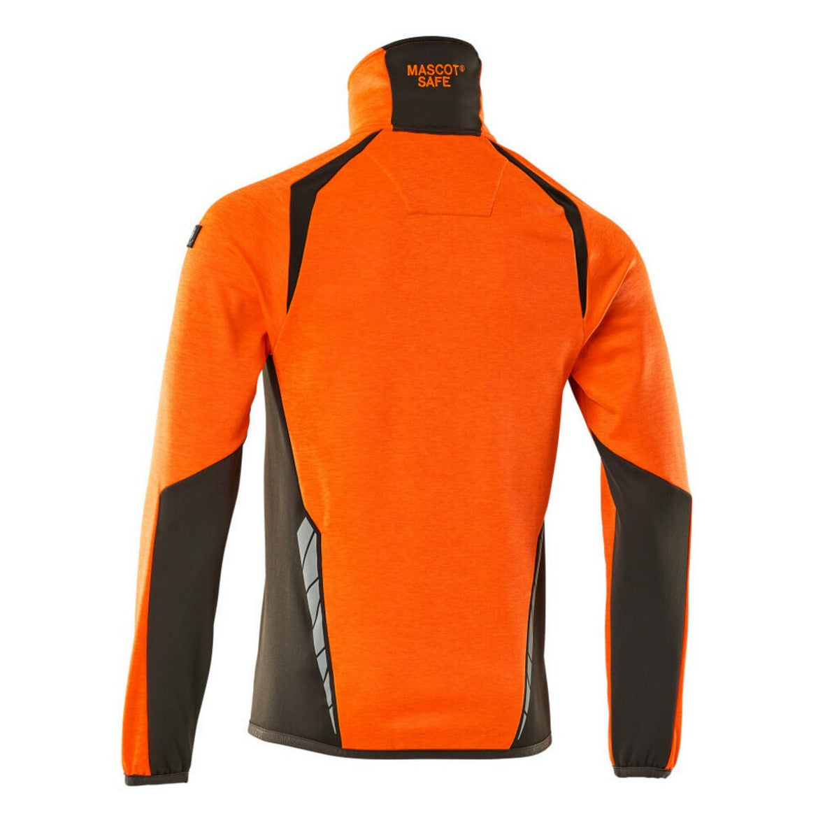 Hi Vis Orange-Dark Anthracite - Back - Mascot Mens Accelerate Safe Fleece Jacket