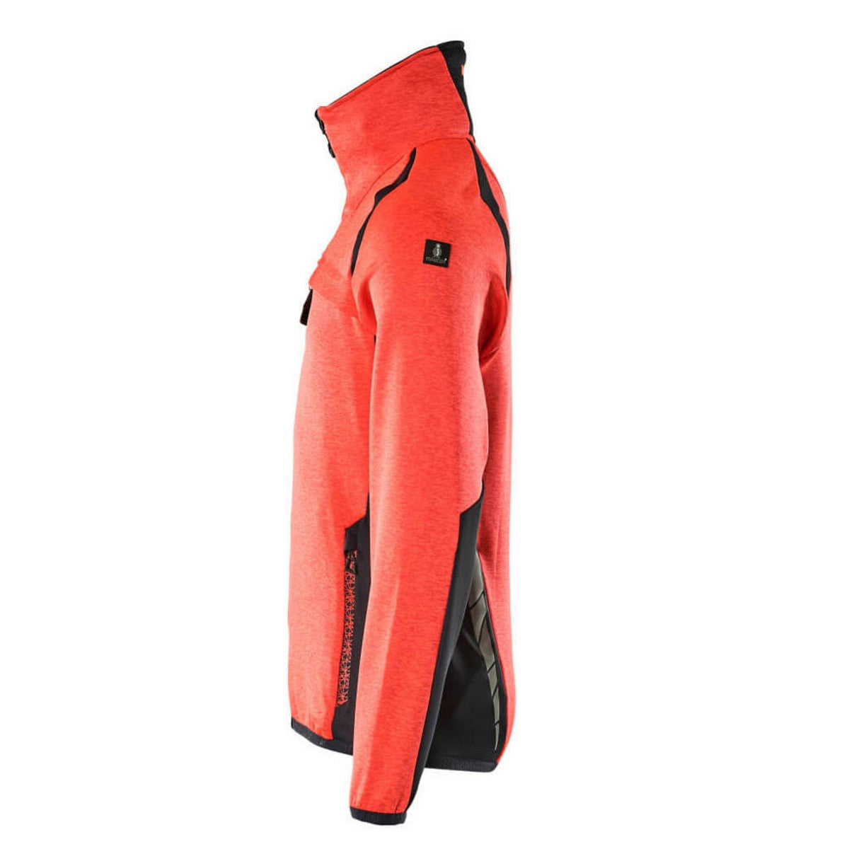 Hi Vis Red-Dark Navy - Lifestyle - Mascot Mens Accelerate Safe Fleece Jacket