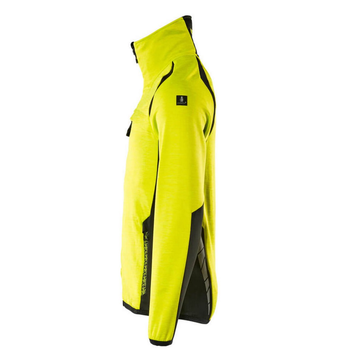 Hi Vis Yellow-Black - Lifestyle - Mascot Mens Accelerate Safe Fleece Jacket