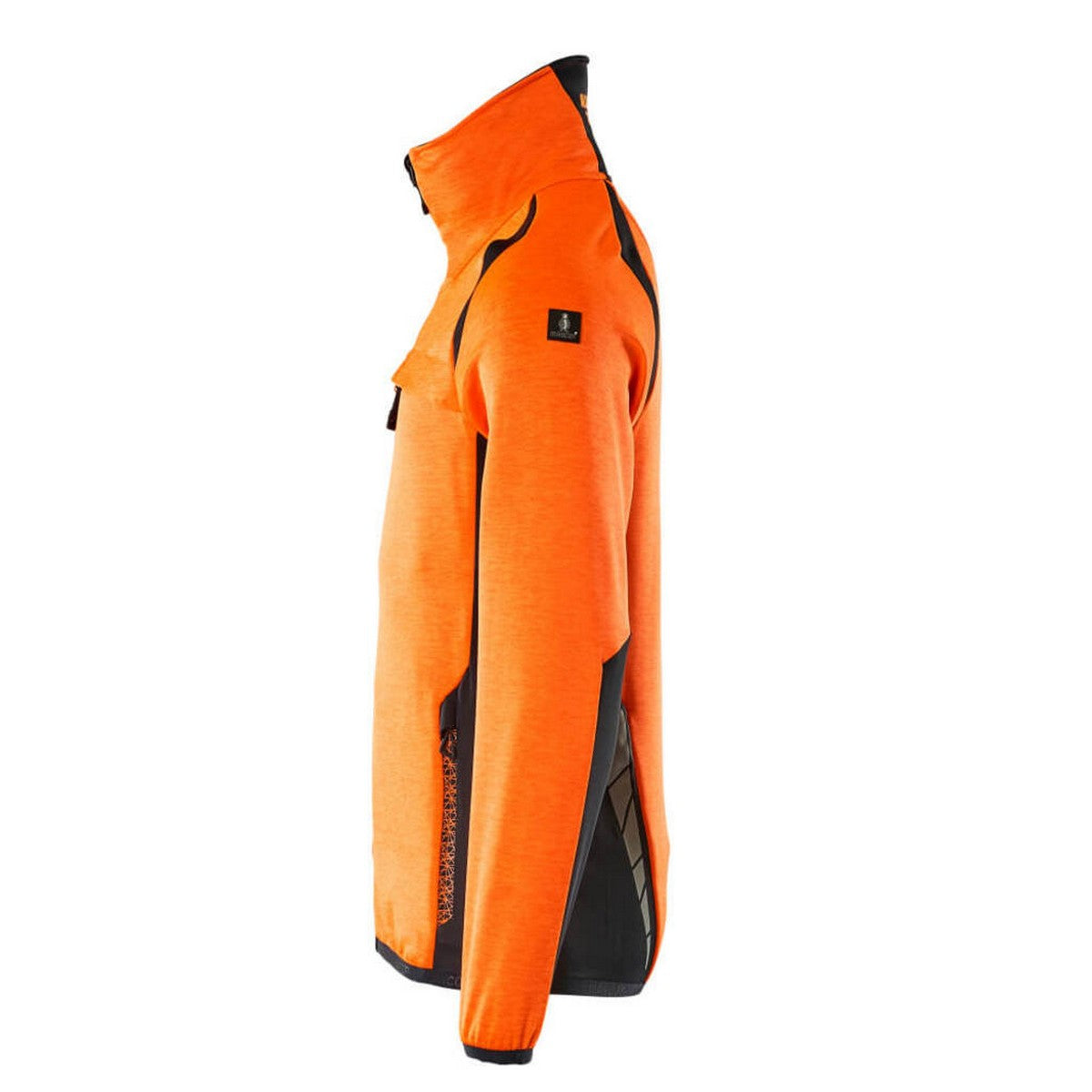 Hi Vis Orange-Dark Navy - Lifestyle - Mascot Mens Accelerate Safe Fleece Jacket