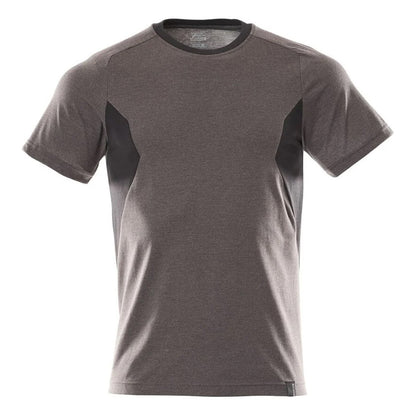 Dark Anthracite-Black - Front - Mascot Mens Accelerate Contrast Detail T-Shirt