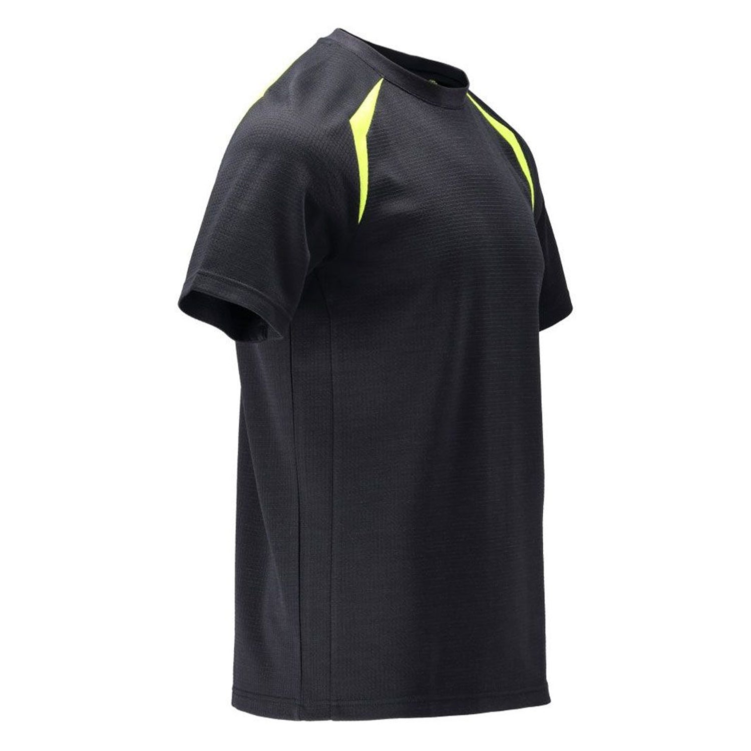 Dark Navy-Hi Vis Yellow - Lifestyle - Mascot Mens Accelerate Multisafe T-Shirt