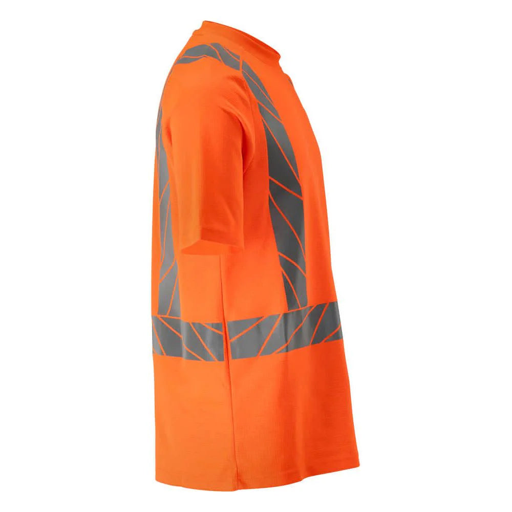 Hi Vis Orange - Side - Mascot Mens Accelerate Safe Hi-Vis T-Shirt
