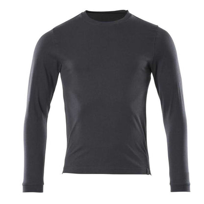 Dark Navy - Front - Mascot Mens Crossover Albi Long-Sleeved T-Shirt