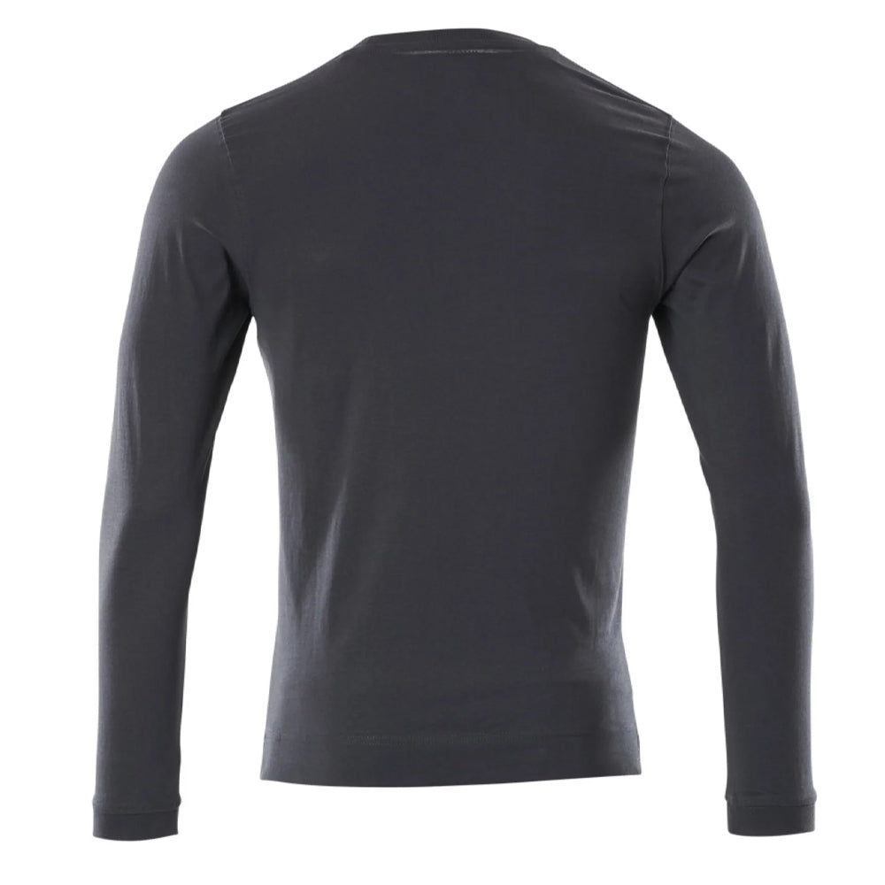 Dark Navy - Back - Mascot Mens Crossover Albi Long-Sleeved T-Shirt