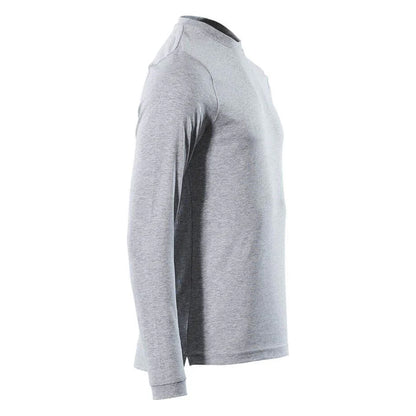 Grey - Side - Mascot Mens Crossover Albi Long-Sleeved T-Shirt