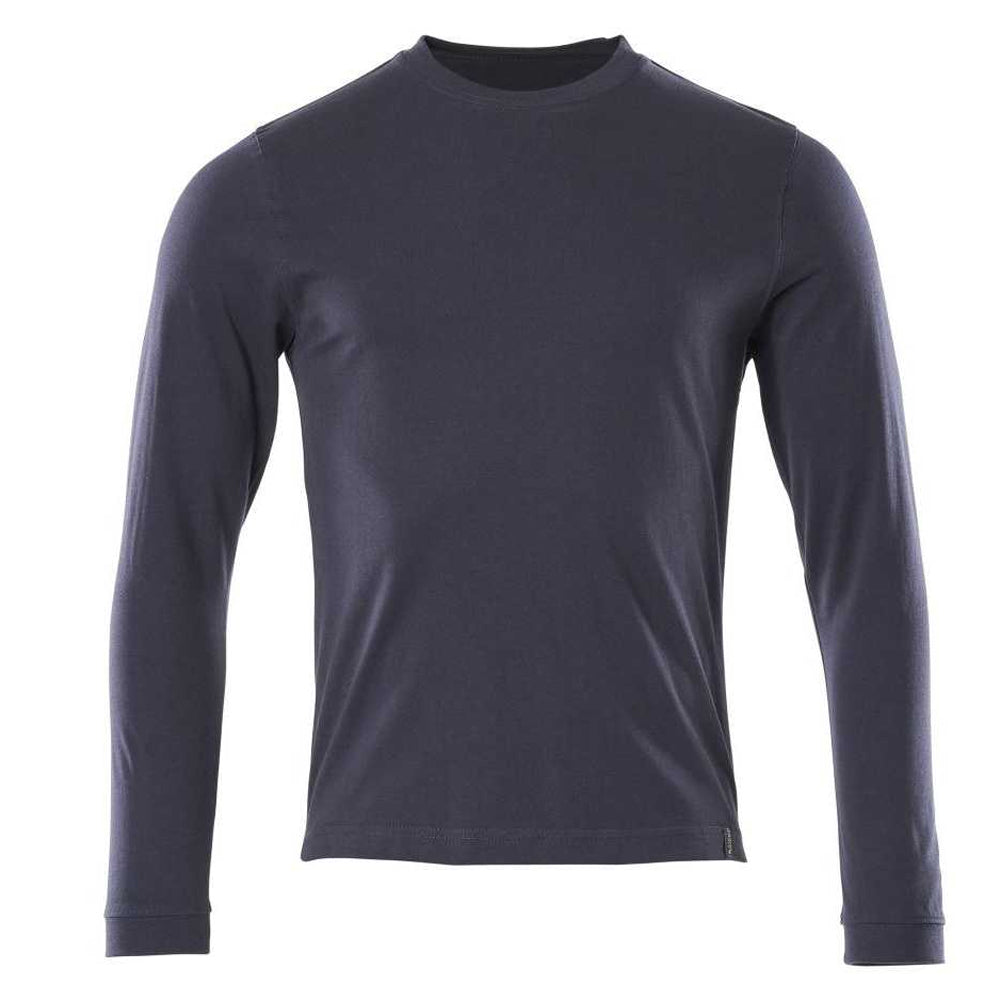 Navy - Front - Mascot Mens Crossover Albi Long-Sleeved T-Shirt