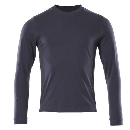 Navy - Front - Mascot Mens Crossover Albi Long-Sleeved T-Shirt