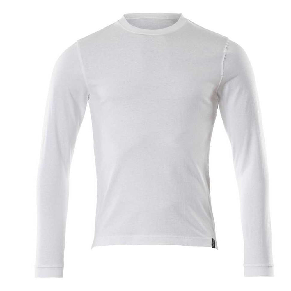 White - Front - Mascot Mens Crossover Albi Long-Sleeved T-Shirt