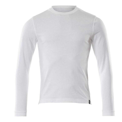 White - Front - Mascot Mens Crossover Albi Long-Sleeved T-Shirt