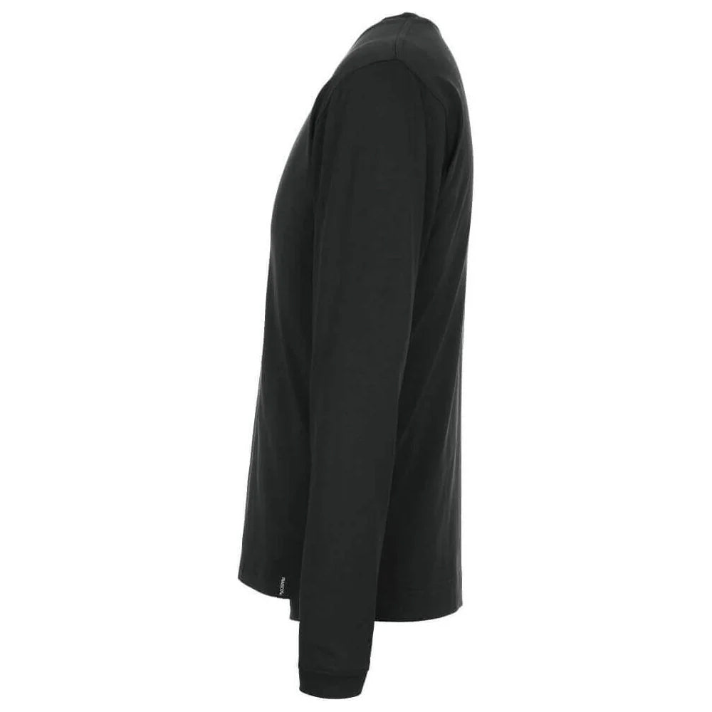 Black - Side - Mascot Mens Crossover Albi Long-Sleeved T-Shirt